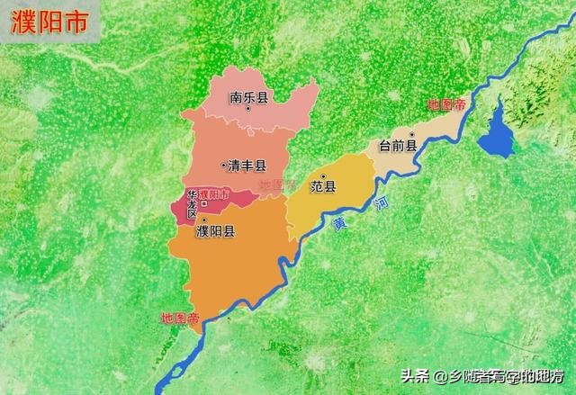中国最新行政区划——河南省濮阳市